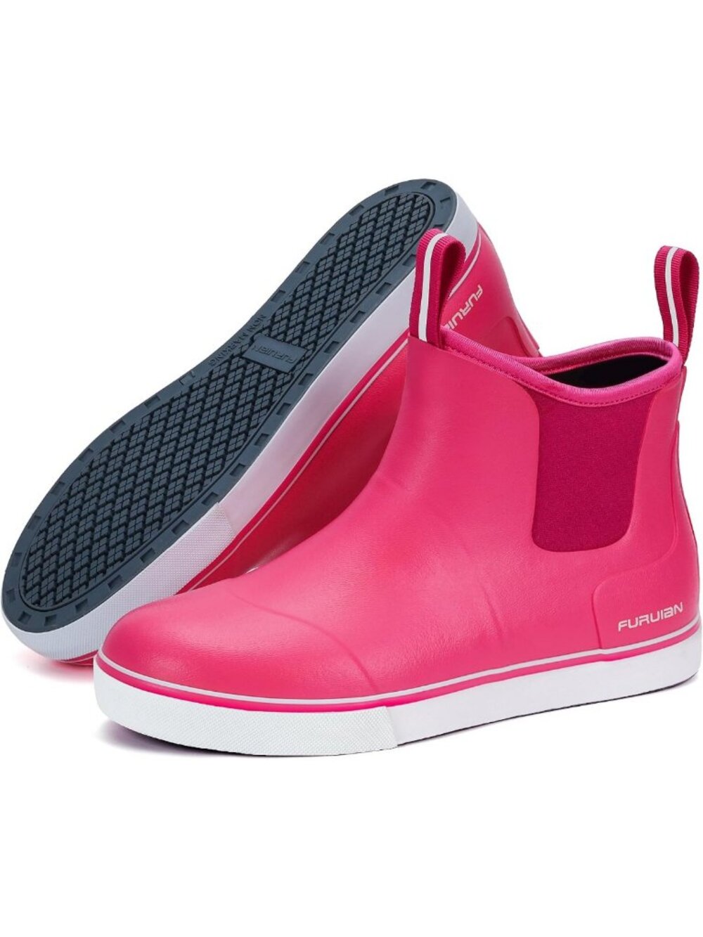 Stylish Women's Ankle Rain Deck Boots - Waterproof Fishing & Outdoor Footwear